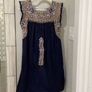 Mi Golondrina Flores Short Dress